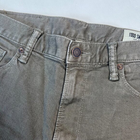 NWT Todd Snyder SLIM FIT 5-POCKET CHINO Denim Jeans Mens 32x32 MOSS - Picture 5 of 13